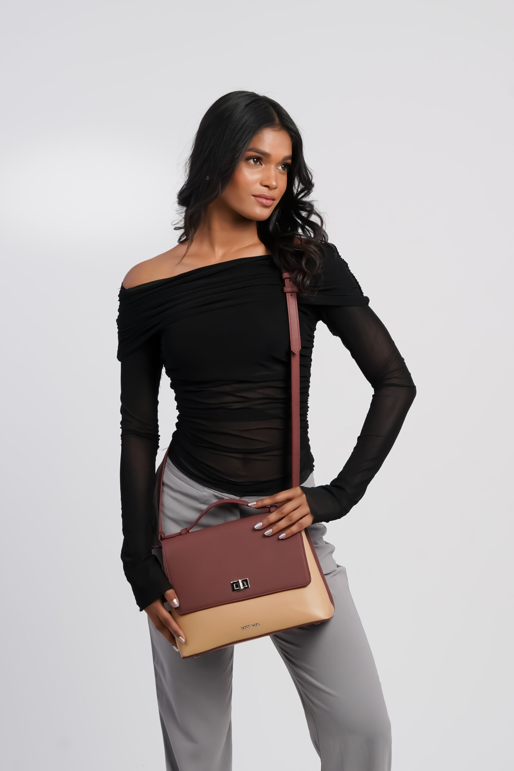 Elegance Satchel (Cherry)