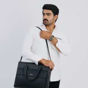 Urban Luxe Business Bag (Black)