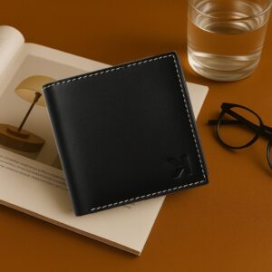 Velvyn Black bifold Mens Leather wallet